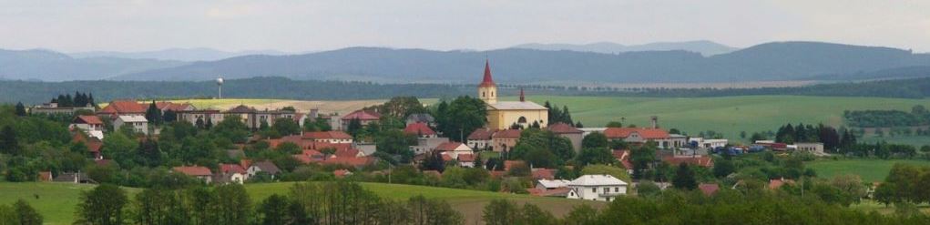 Paršovice - panorama obce