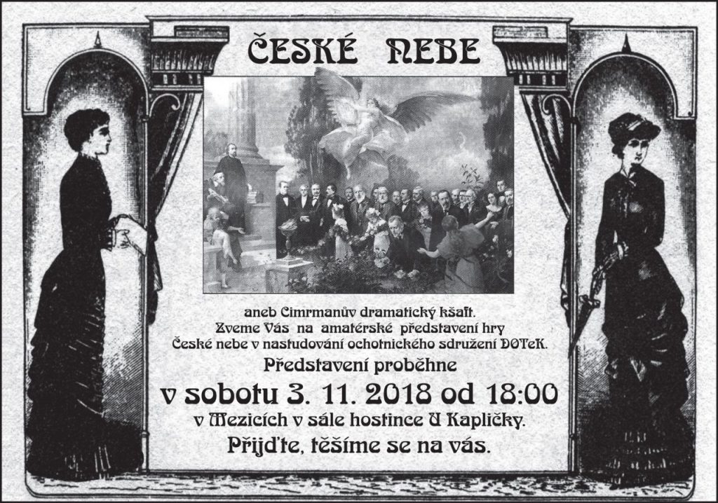 Oficiální plakát obce Mezice